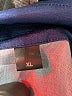 Unbranded 100% Polyester Print Blue Long Sleeve Blouse Size XL - photo 7