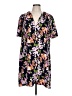 A New Day 100% Polyester Floral Black Casual Dress Size L - photo 1