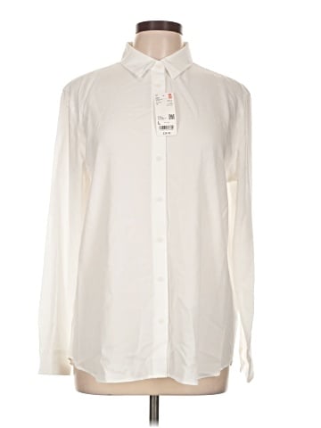 Uniqlo Long Sleeve Button-Down Shirt (view 1)
