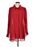 Universal Standard Red Long Sleeve Blouse Size 12 (XS) - photo 1