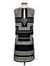 Parker 100% Polyester Graphic Black Casual Dress Size S - photo 2