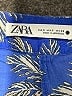 Zara Tropical Blue Casual Pants Size S - photo 4