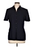 Kasper A.S.L. Blue Short Sleeve Blouse Size 10 - photo 1
