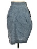 Bensoni 100% Linen Blue Denim Skirt Size 4 - photo 1