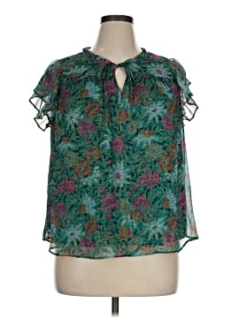 LC Lauren Conrad Short Sleeve Blouse (view 1)