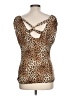 Panhandle Slim Animal Print Brown Tank Top Size L - photo 2