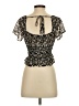 Dizzy Lizzy Black Short Sleeve Blouse Size XS - photo 2