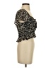 Dizzy Lizzy Black Short Sleeve Blouse Size XS - photo 4