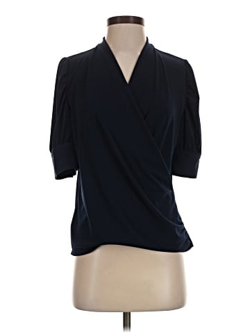 White House Black Market Short Sleeve Blouse (view 1)