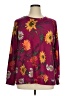 D&Co. Floral Burgundy Pullover Sweater Size 1X - photo 1