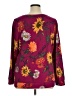 D&Co. Floral Burgundy Pullover Sweater Size 1X - photo 2