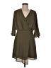 Monteau 100% Polyester Solid Green Casual Dress Size M - photo 1