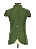 ModCloth 100% Polyester Green Short Sleeve Blouse Size XXS - photo 2
