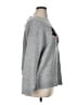 Cupcakes & Cashmere Graphic Gray Pullover Sweater Size 1X - photo 4