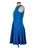 Tommy Hilfiger Solid Blue Casual Dress Size P (petite) - photo 5