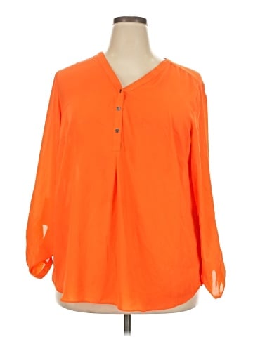 JM Collection 3/4 Sleeve Blouse (view 1)