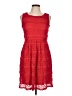 En Focus Studio Red Cocktail Dress Size 10 - photo 1