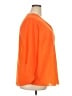JM Collection 100% Polyester Orange 3/4 Sleeve Blouse Size XXL - photo 4