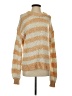 Madewell Stripes Orange Pullover Sweater Size S - photo 1