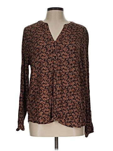 Well Worn Long Sleeve Blouse (view 1)