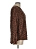 Well Worn 100% Viscose Brown Long Sleeve Blouse Size L - photo 4