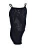 Speedo Graphic Black One Piece Swimsuit Size XS (30) - photo 1