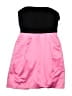 BCBGMAXAZRIA Color Block Pink Cocktail Dress Size 0 - photo 1