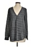 Joie 100% Polyester Gray Long Sleeve Blouse Size S - photo 1