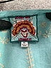 Johnny Was 100% Polyester Teal Short Sleeve Blouse Size XL - photo 6