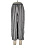 Salty Lemon Stripes Silver Casual Pants Size L - photo 1