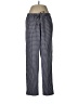 Alfred Dunner Checkered-gingham Gray Casual Pants Size 8 - photo 1