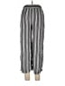 Salty Lemon Stripes Silver Casual Pants Size L - photo 2