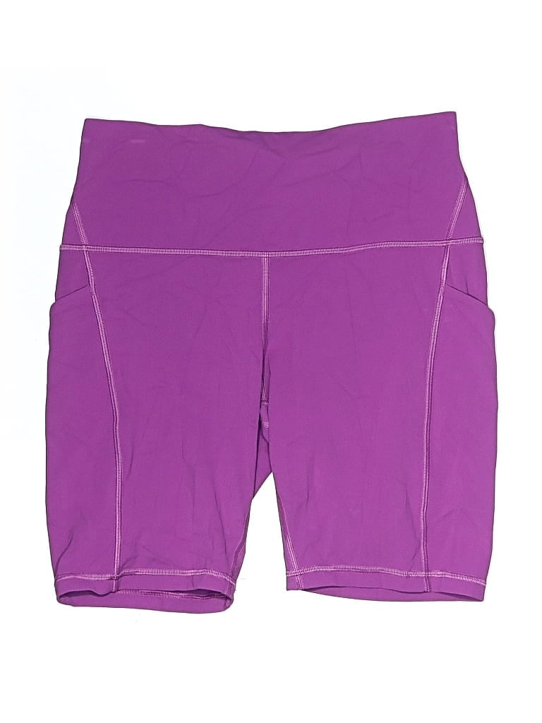 Pre-owned Lululemon Athletica Athletic Shorts In Purple