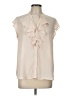 T Tahari 100% Polyester Ivory Sleeveless Blouse Size L - photo 1
