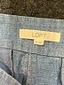 Ann Taylor LOFT Chevron-herringbone Blue Shorts Size 10 - photo 3