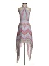 BCBGMAXAZRIA 100% Polyester Paisley Pink Cocktail Dress Size 2 - photo 1