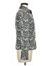 East5th 100% Polyester Paisley Silver Long Sleeve Blouse Size 6 - photo 4