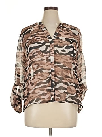 Jennifer Lopez 3/4 Sleeve Blouse (view 1)