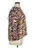 Jennifer Lopez Camo Brown 3/4 Sleeve Blouse Size XL - photo 4