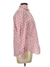 Gap 100% Cotton Polka Dots Pink Long Sleeve Blouse Size L - photo 4