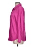 Unbranded Solid Pink Long Sleeve Blouse Size L - photo 5
