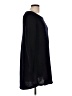 Peppermint Solid Black Casual Dress Size L - photo 4