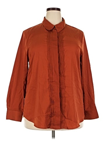 Banana Republic Factory Store Long Sleeve Blouse (view 1)