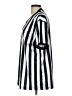 Unbranded 100% Polyester Stripes Silver Short Sleeve Top Size L - photo 5