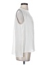 Ann Taylor 100% Polyester Ivory Sleeveless Blouse Size S - photo 4