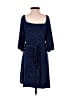 BCBGeneration Polka Dots Blue Cocktail Dress Size S - photo 2