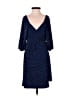 BCBGeneration Polka Dots Blue Cocktail Dress Size S - photo 1