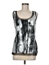 AGB 100% Cotton Silver Sleeveless Top Size M - photo 1