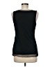 AGB 100% Cotton Silver Sleeveless Top Size M - photo 2