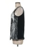AGB 100% Cotton Silver Sleeveless Top Size M - photo 5
